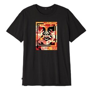 Obey Black Graphic T-Shirt